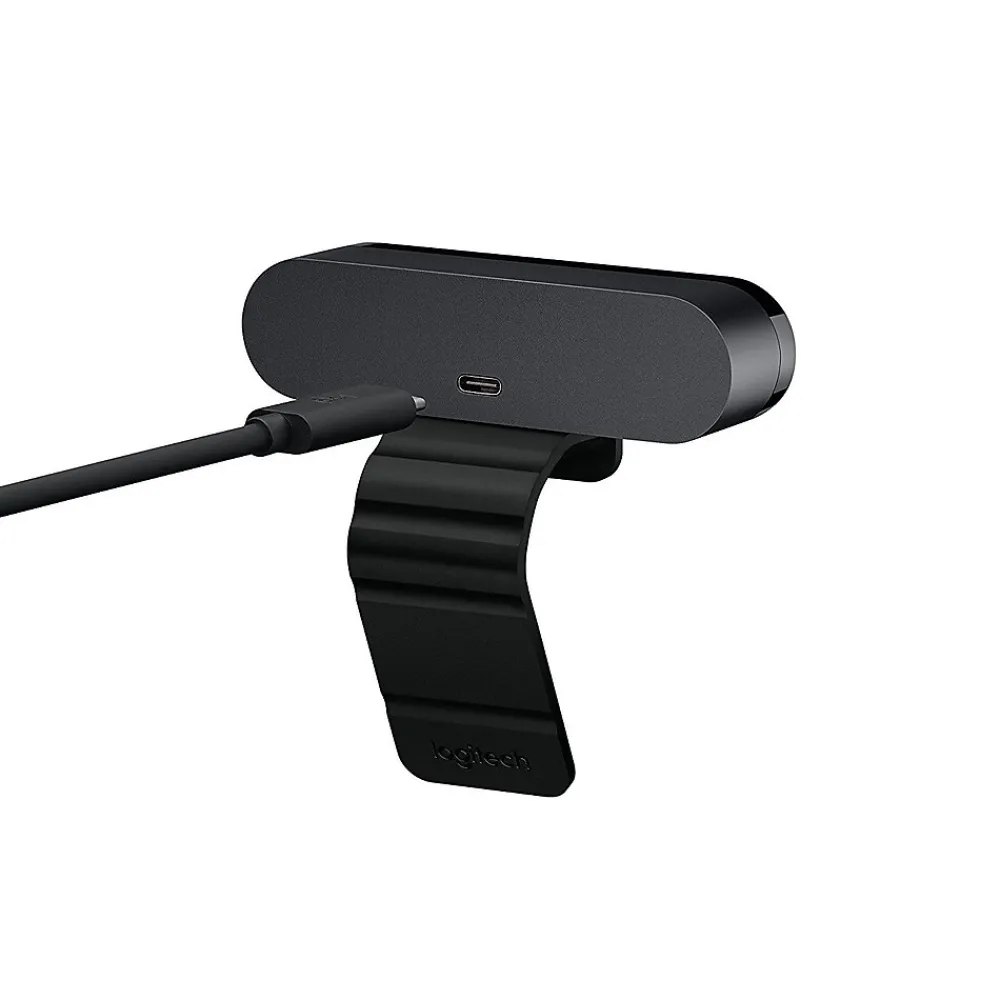 Discount Logitech Brio Pro Ultra HD Webcam, Black (960-001105)