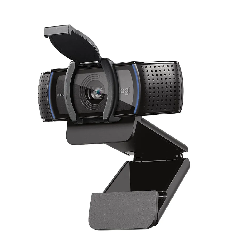 Online Logitech C920S Pro 1080p HD Webcam, Black (960-001257)