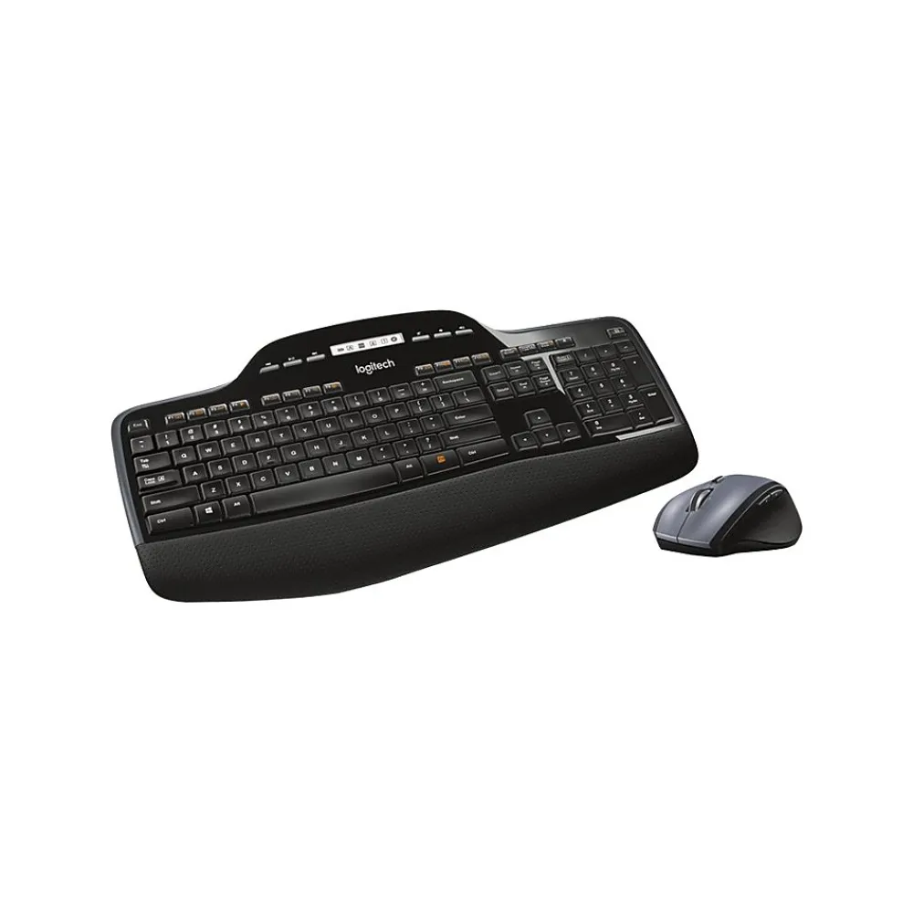 Hot Logitech Desktop MK710 Wireless Keyboard & Mouse, Black (920-002416)