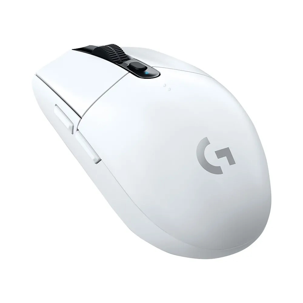 Outlet Logitech G305 LIGHTSPEED Wireless Ambidextrous USB Gaming Mouse, (910-005289) White