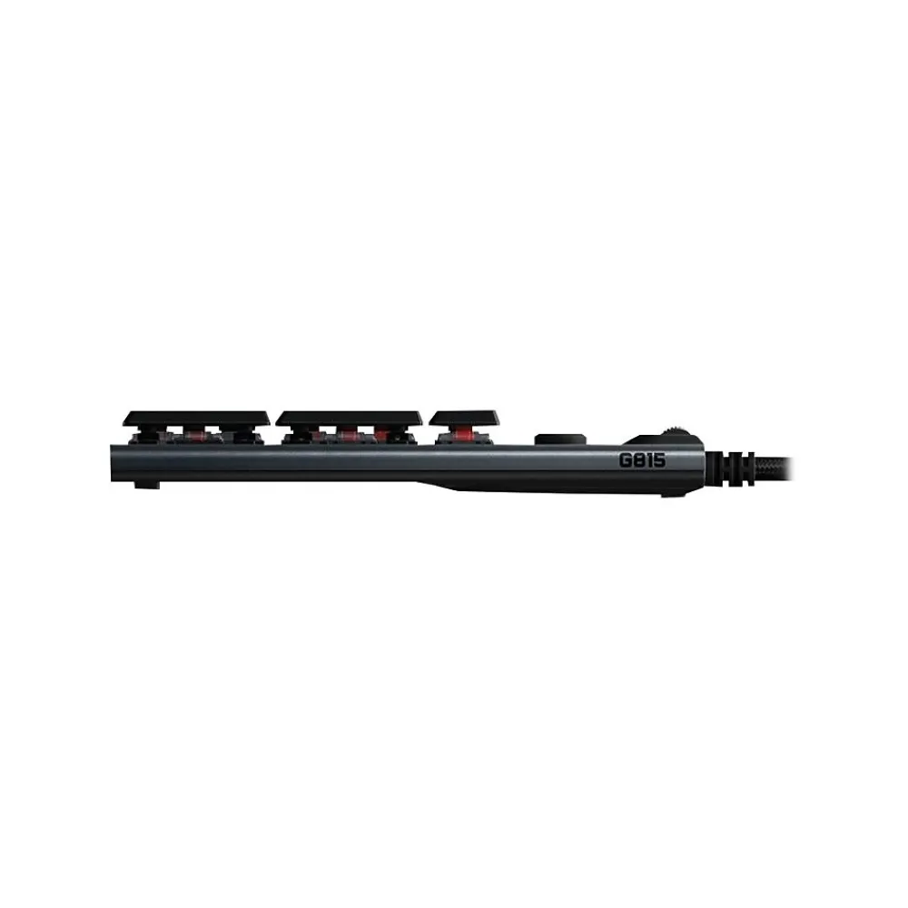 Outlet Logitech G815 LIGHTSYNC GL Linear Gaming RGB Mechanical Keyboard, Black (920-009000)