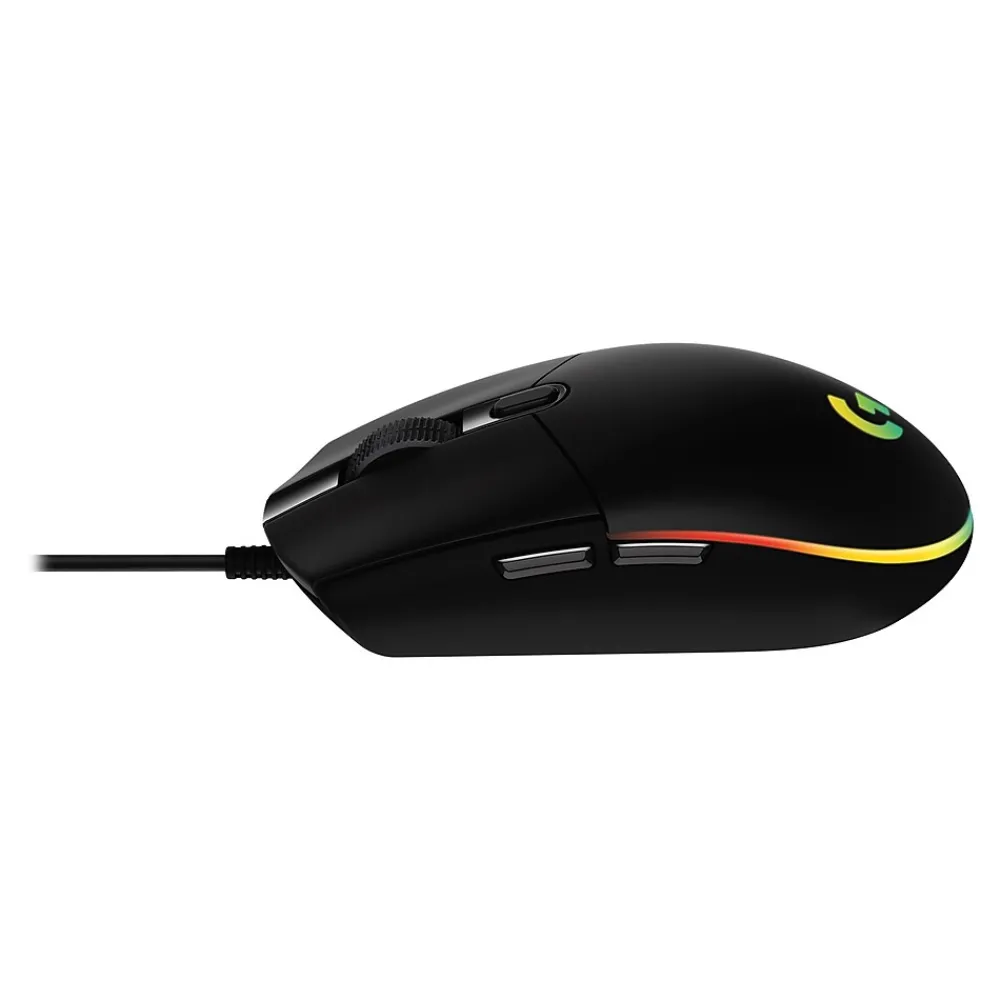 Clearance Logitech G203 LIGHTSYNC Optical Gaming Mouse, Black (910-005790)