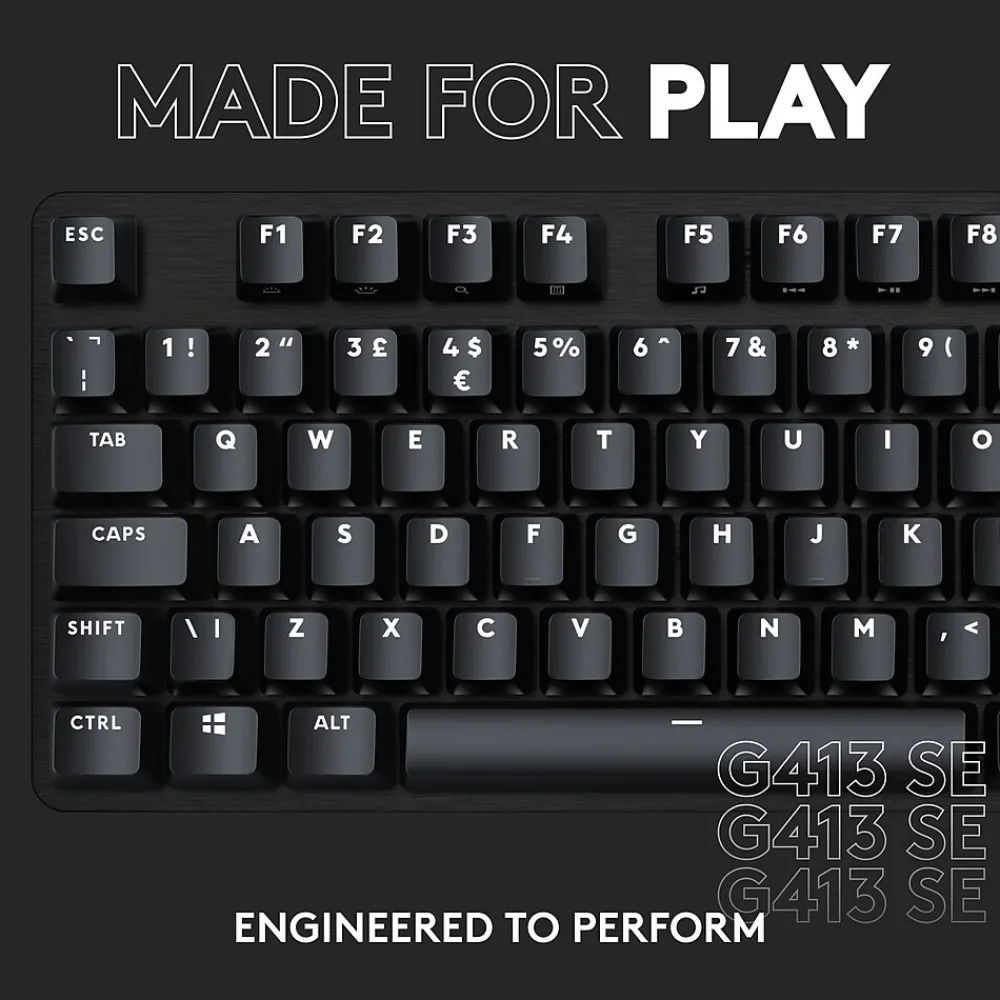 Sale Logitech G413 SE Gaming Mechanical Keyboard, Black (920010433)