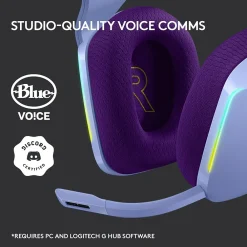 Online Logitech G Series G733 Wireless Over-the-Ear Gaming Headset, (981-000889) Lilac