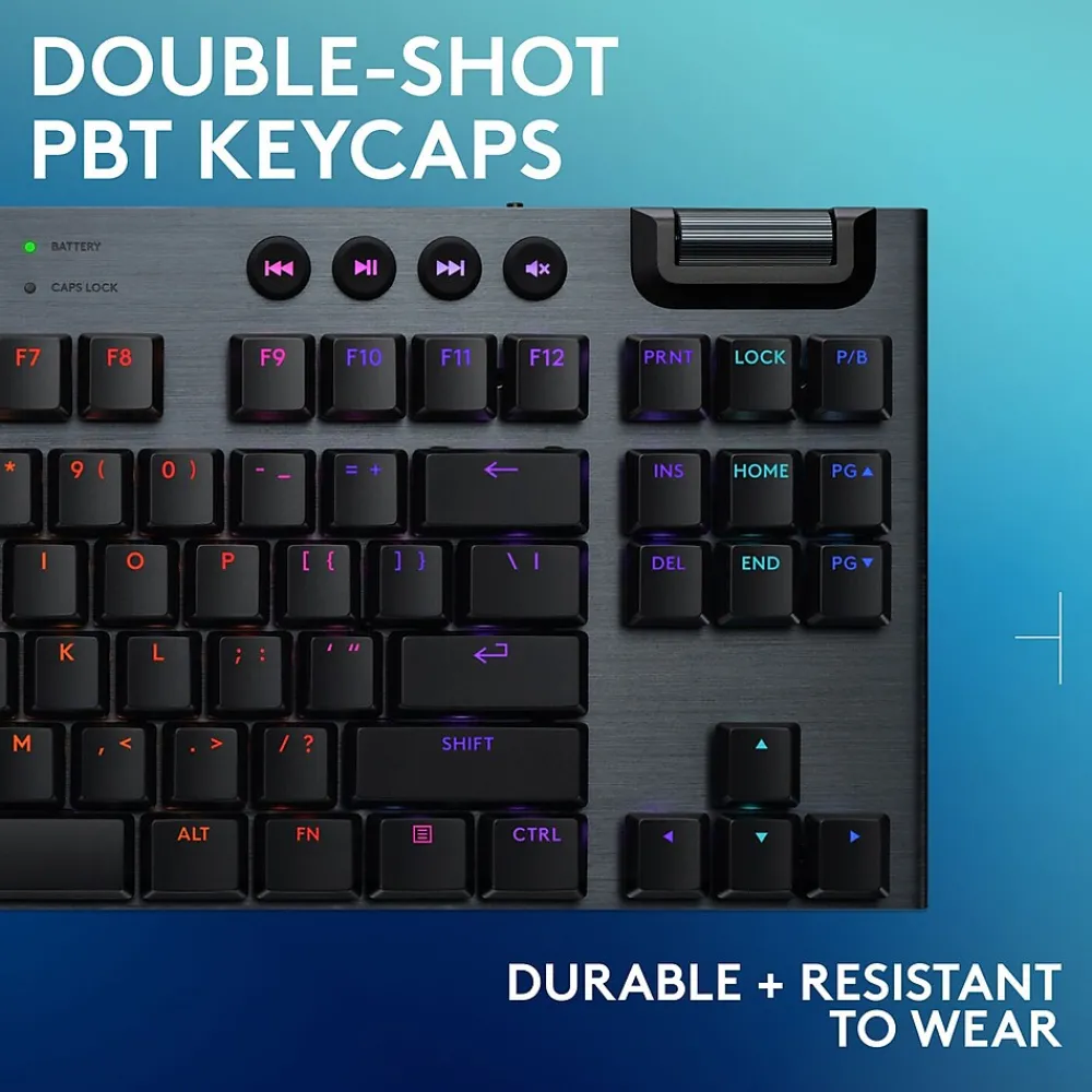 Discount Logitech G Series G915 X LIGHTSPEED TKL Wireless Linear Gaming Keyboard, Black (920-012743)