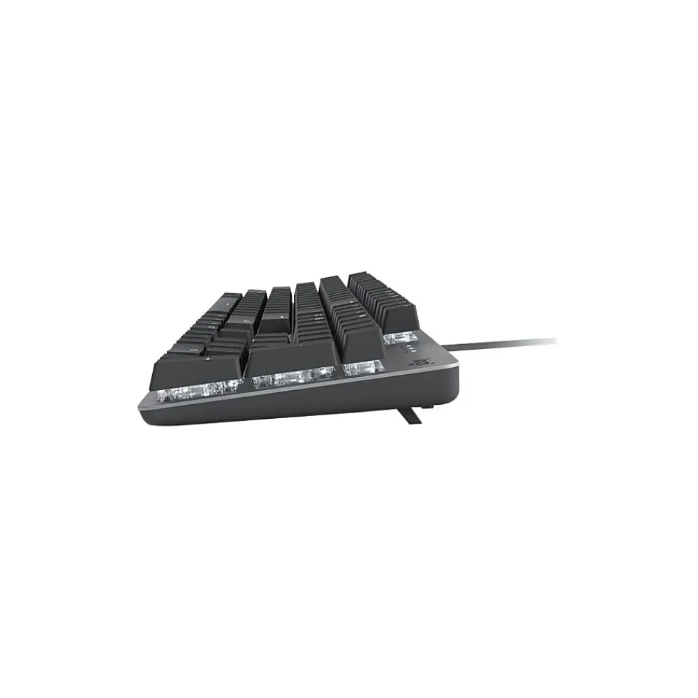 Hot Logitech K845 Mechanical Illuminated Aluminum Gaming Keyboard, Red Switches, Black (920-009859)