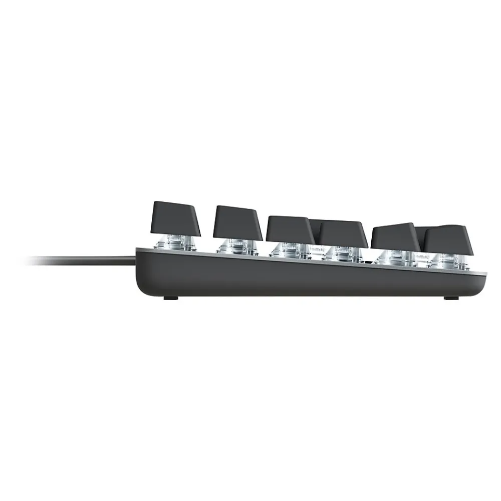 Clearance Logitech K845 Mechanical Illuminated Aluminum Gaming Keyboard, Brown Switches, Black (920-009862)