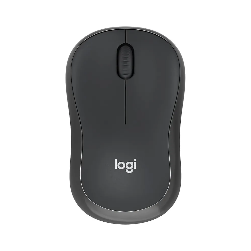 Discount Logitech M240 Silent Wireless Ambidextrous Optical Mouse with 16" Sleeve, Graphite (910-007142)