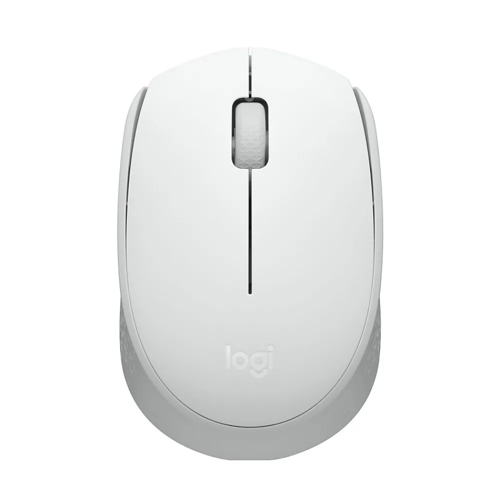 Clearance Logitech M170 Wireless Ambidextrous Optical Mouse, Off-White (910-006864)
