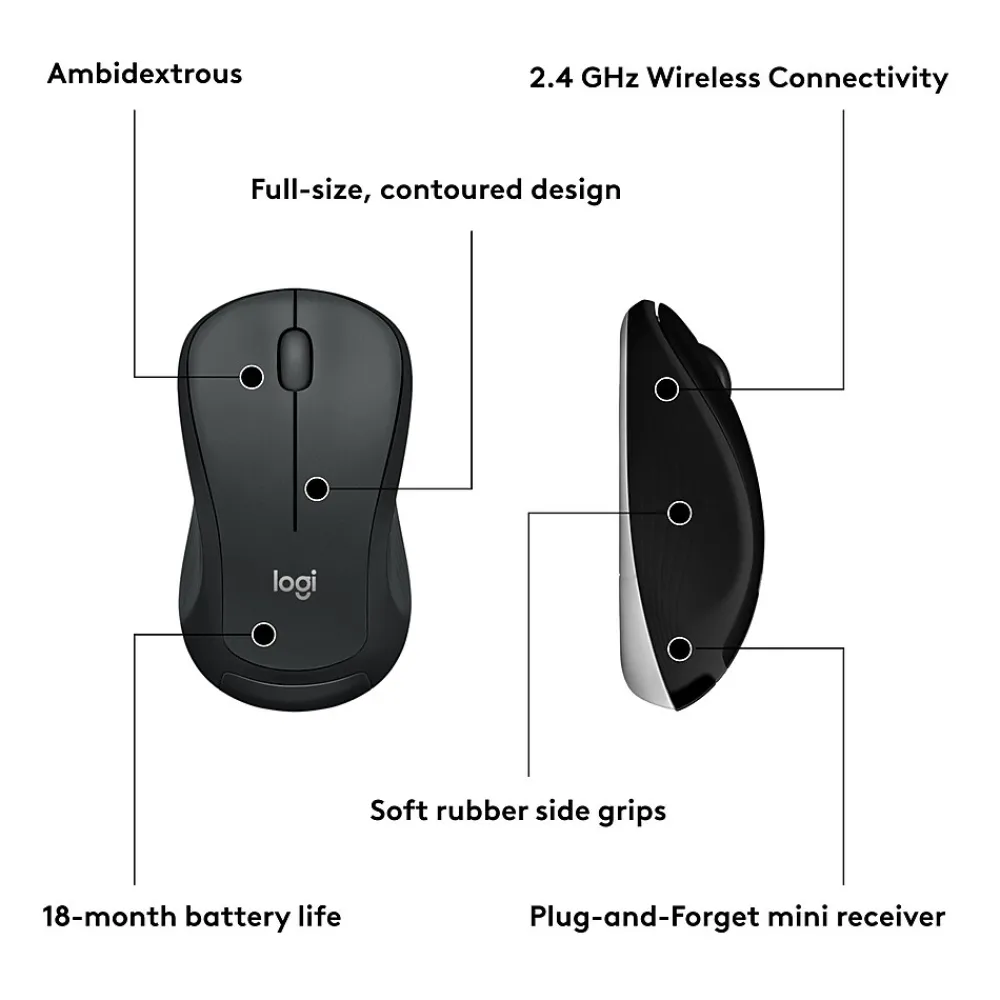 Discount Logitech MK540 Advanced Wireless Keyboard and Mouse Combo, Black (920-008671)