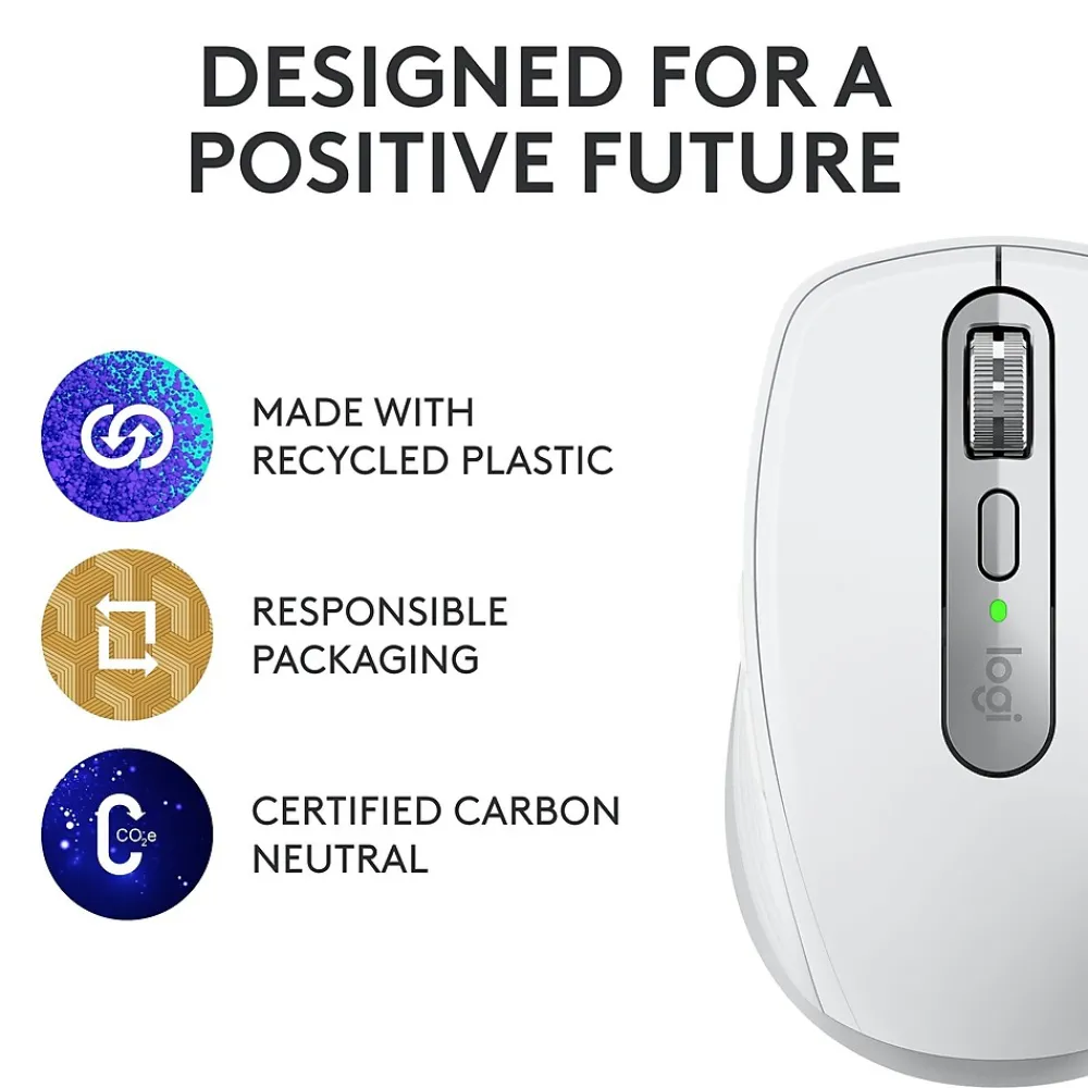Online Logitech MX Anywhere 3S Wireless Optical Mouse, Pale Gray (910-006926)