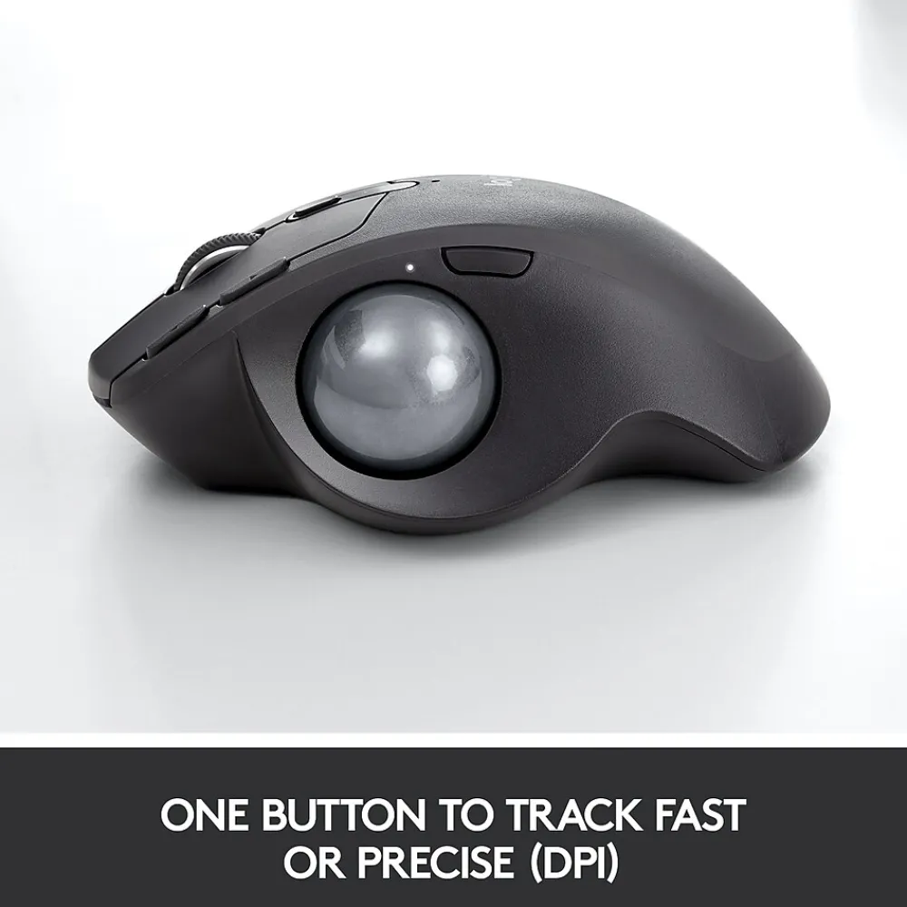 Discount Logitech MX Ergo Plus Wireless Ergonomic Optical 2.4 GHz Mouse, Black (910-005178)
