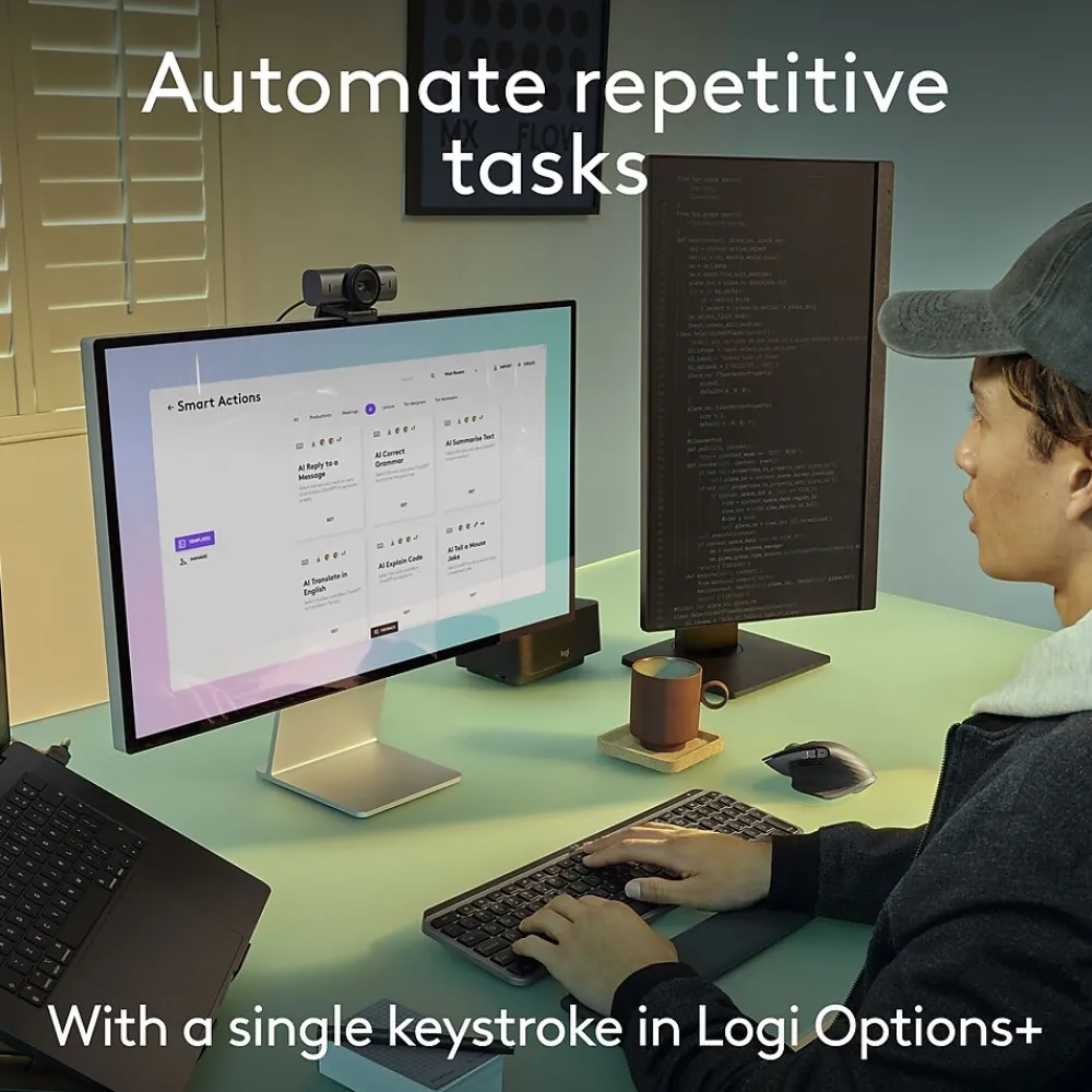 Best Logitech MX Keys S for Mac Wireless Keyboard, Space Gray (920-011621)