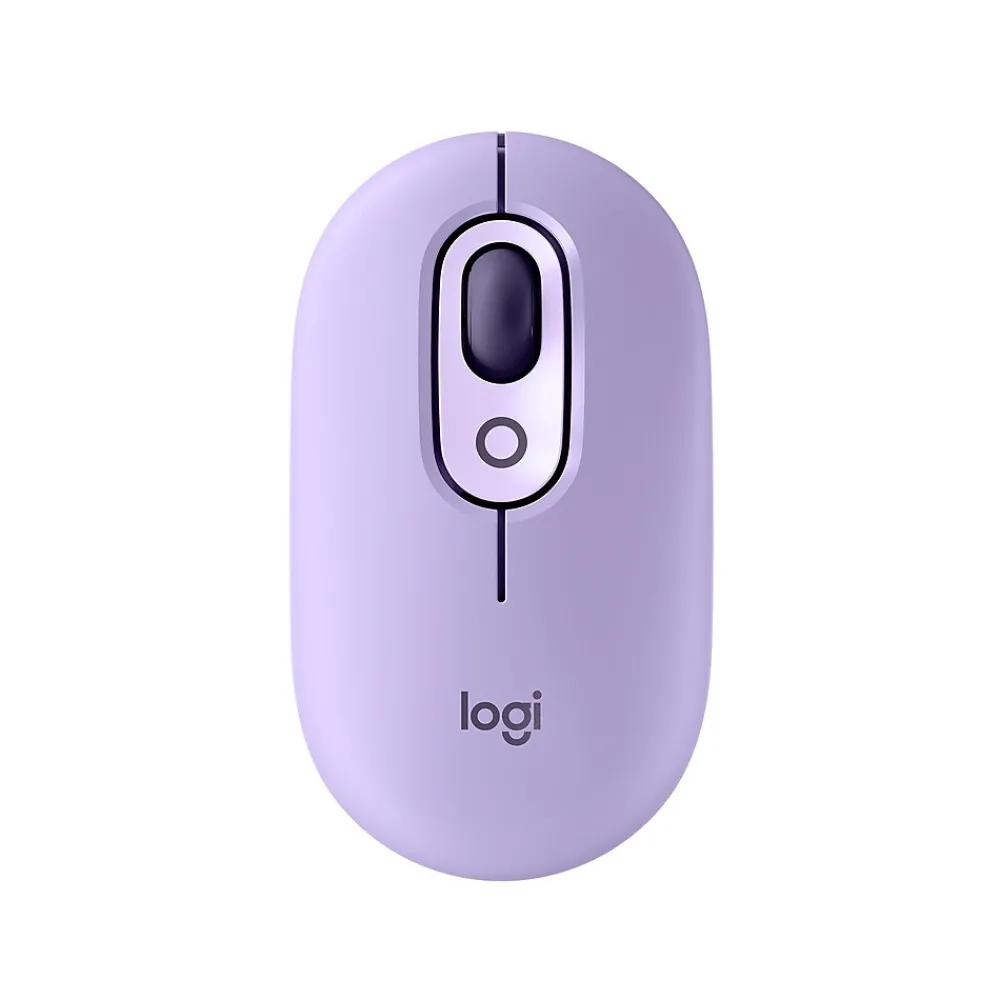 Online Logitech POP Wireless Optical Mouse, (910-006624) Cosmos Lavender