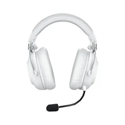 Logitech PRO X 2 LIGHTSPEED Wireless Bluetooth Stereo Gaming Over-the-Ear Headset, 3.5mm, (981-001268) White
