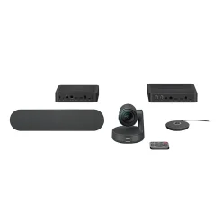 Hot Logitech Rally Ultra-HD Video Conferencing System with Automatic Camera Control, Speaker and Mic Pod (960-001217)