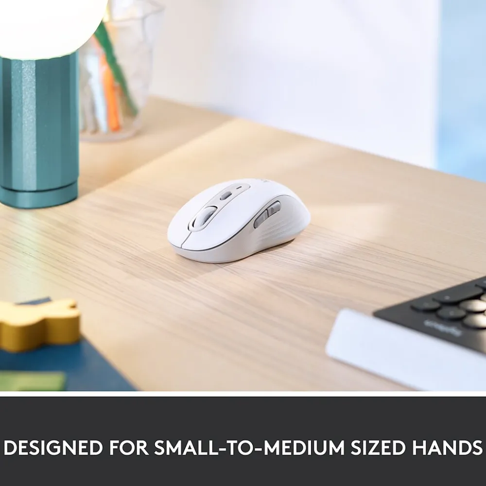 New Logitech Signature M650 Wireless Optical USB Mouse, Off-White (910-006252)