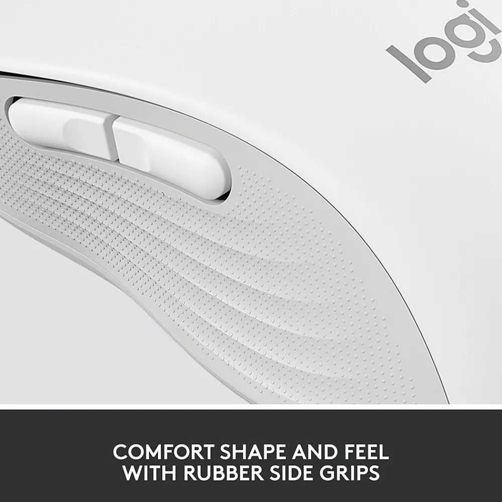 New Logitech Signature M650 Wireless Optical USB Mouse, Off-White (910-006252)