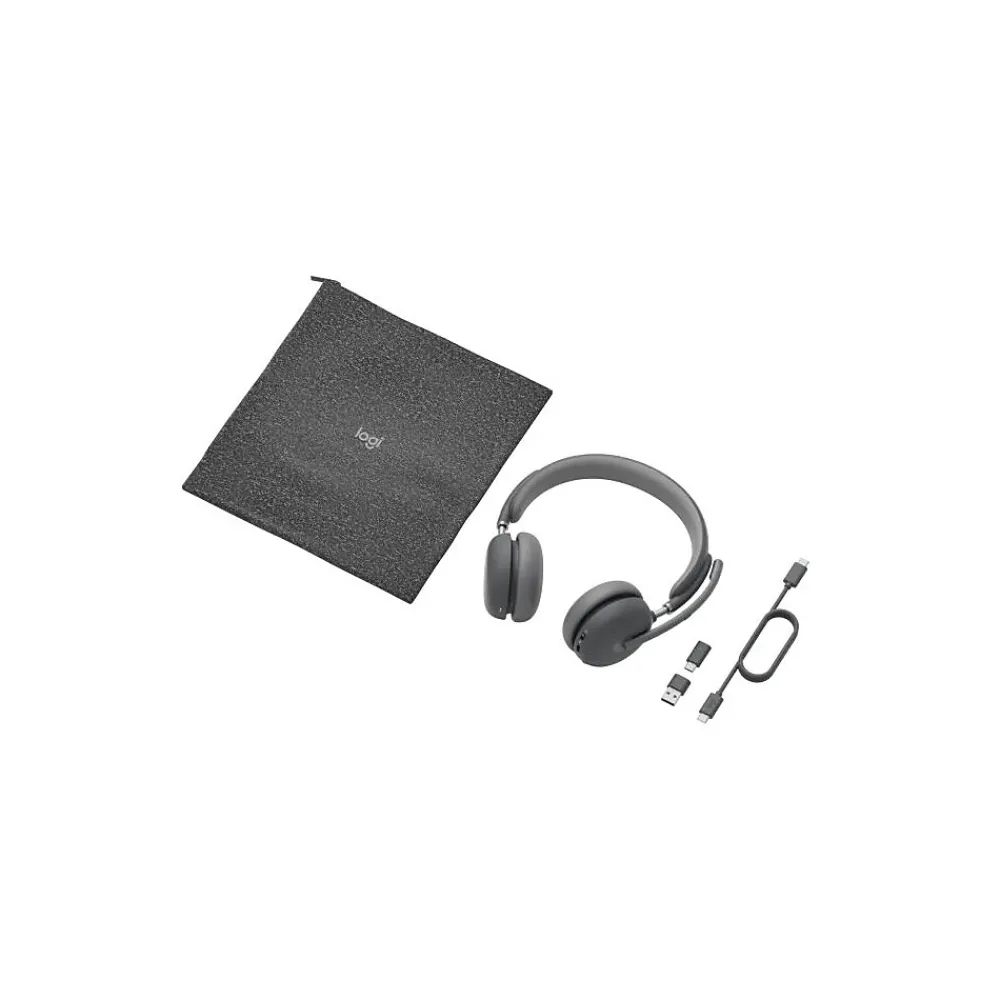 Best Logitech Zone Wireless 2 Headset, MS Teams, Graphite (981-001151)