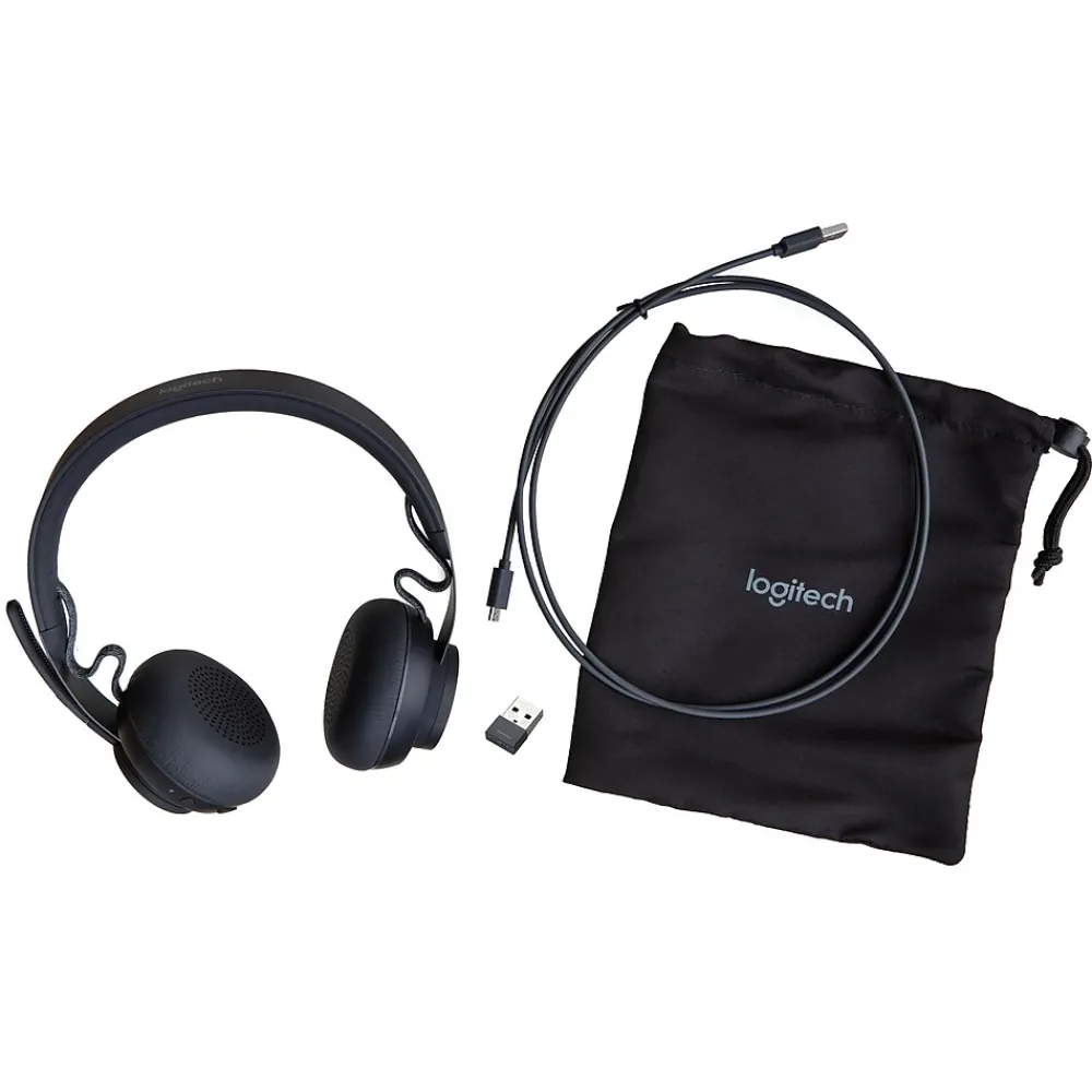 Sale Logitech Zone Wireless Bluetooth Phone & Computer Headset, UC Certified (981-000913)