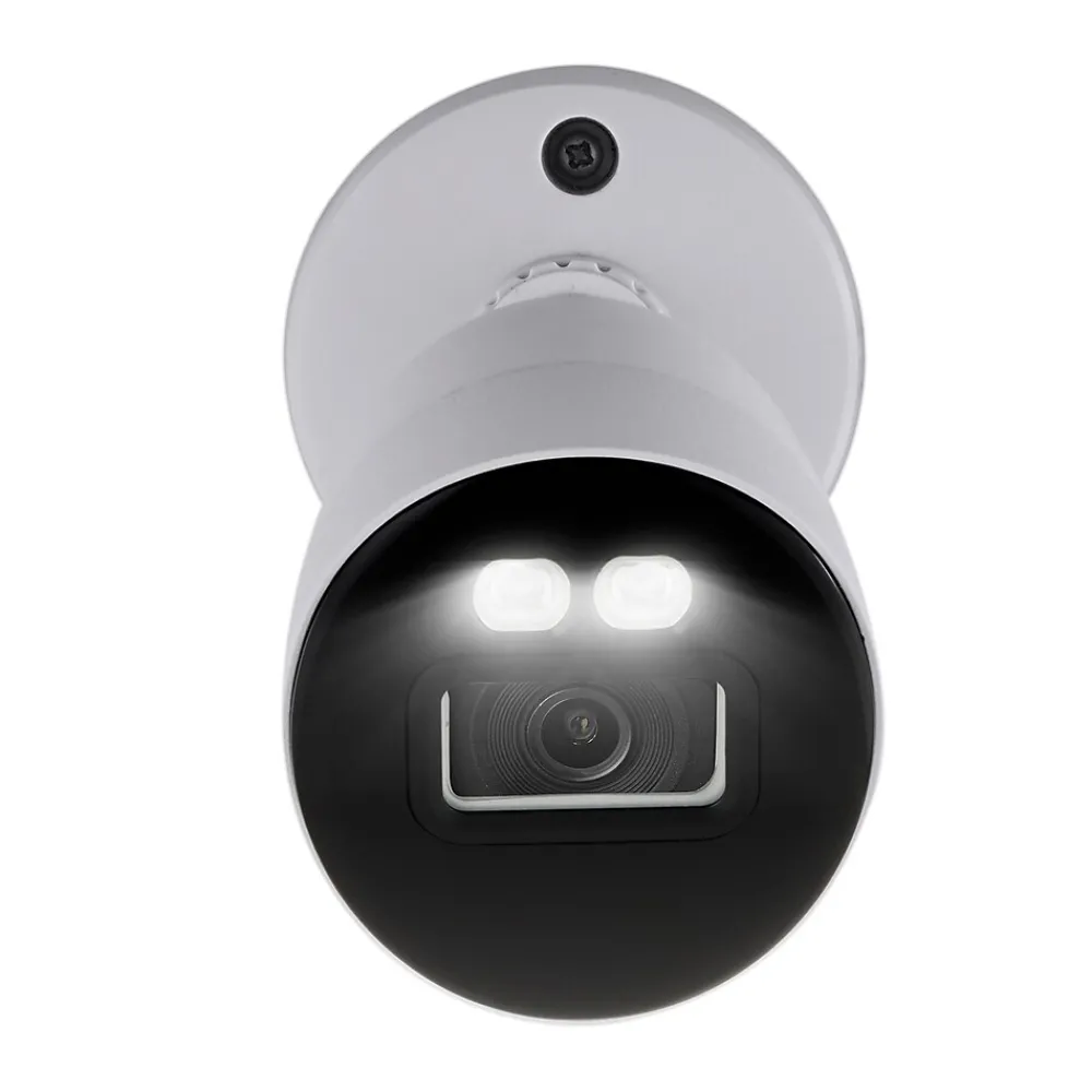 Lorex Fusion 4K 8.0-MP 12-Camera-Capable 2-TB DVR System with 8 Wired Smart Deterrence Cameras, White (D881A82B-8DA8)
