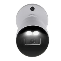 Lorex Fusion 4K 8.0-MP 12-Camera-Capable 2-TB DVR System with 4 Wired Smart Deterrence Cameras, White (D881A82B-8DA4-E)