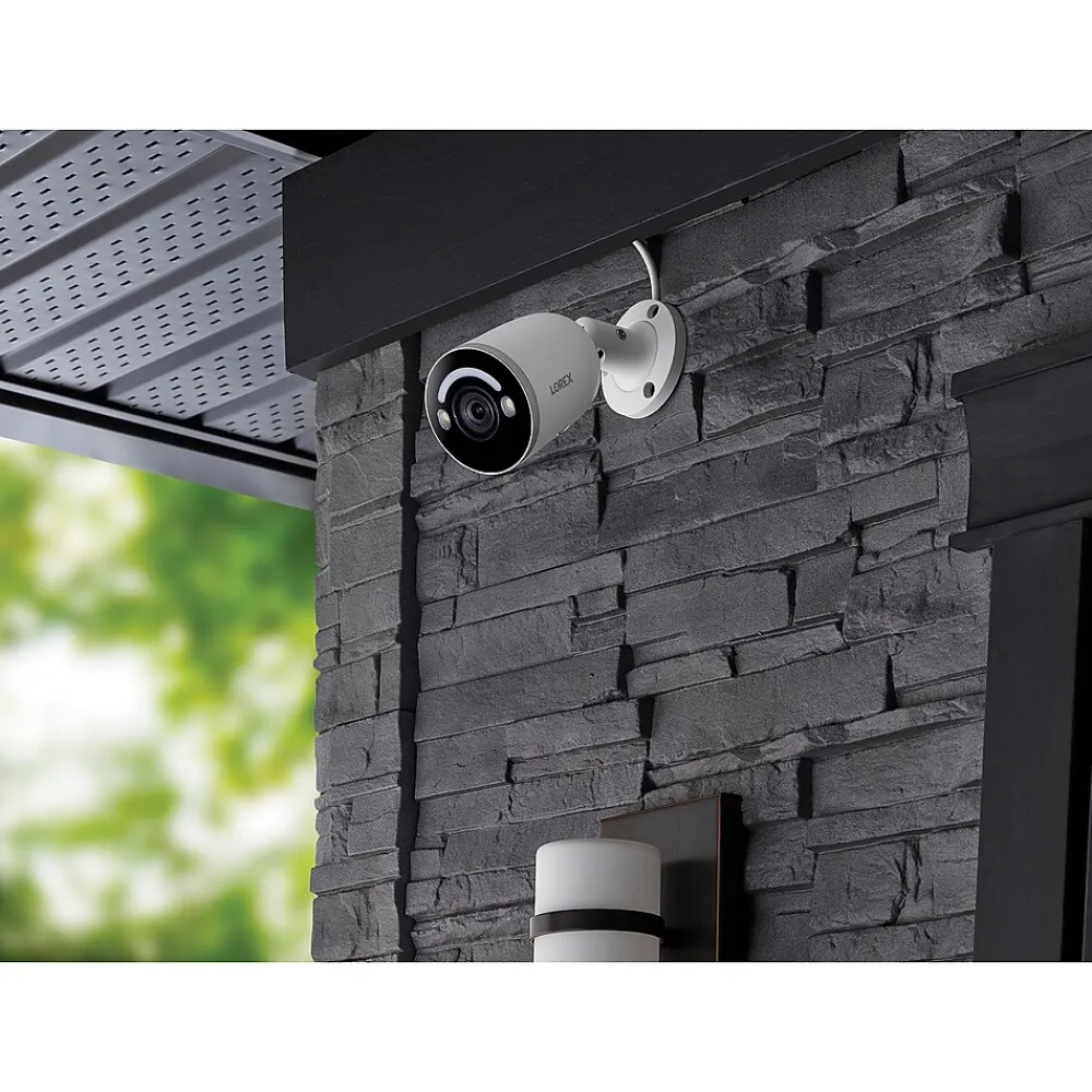 Lorex Indoor/Outdoor Wired Security Camera, White (LORE894AB)