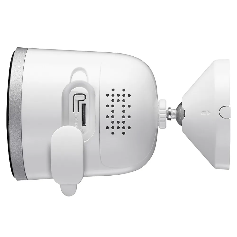 Lorex 4K Indoor/Outdoor Wi-Fi Security Camera with Smart Security Lighting, White (W881AAD-E)