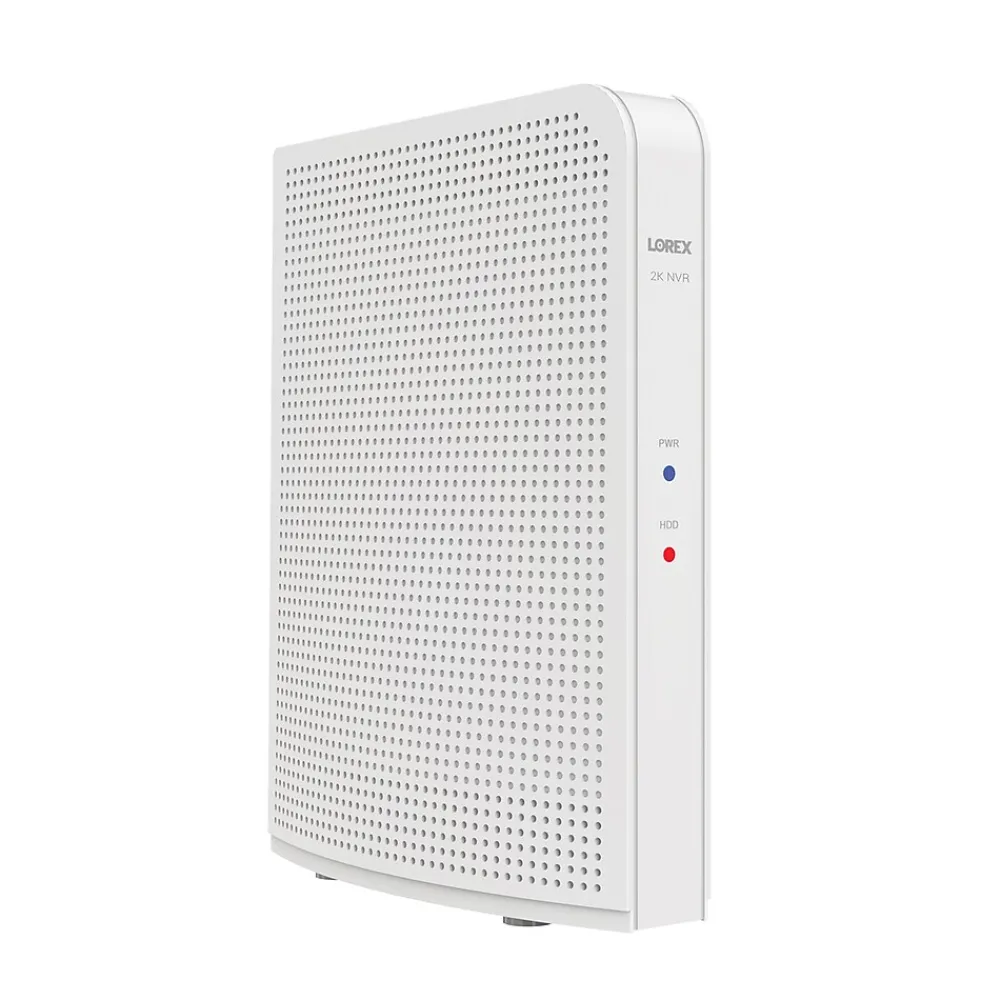 Lorex 2K 4.0-MP 8-Camera-Capable 32-GB NVR System with 4 Outdoor Wi-Fi Battery Security Cameras, White (L4248D-4AA4-E)