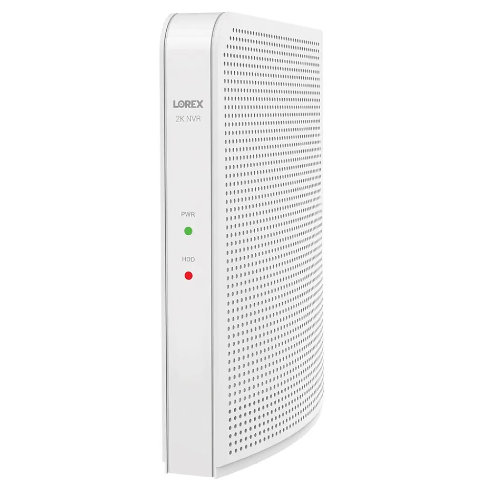 Lorex Outdoor Wireless 2K 4.0-MP 8-Camera Capable 1-TB NVR System with 4 Wi-Fi Battery Security Cameras, White (L42481-4AA4-E)