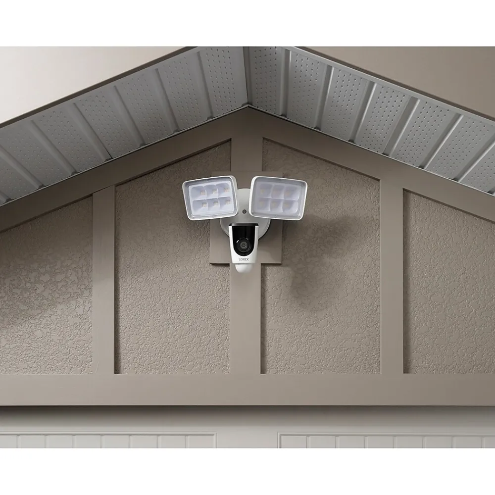 Lorex 1080p Full HD Wi-Fi Floodlight Camera, White (V261LCD-E)