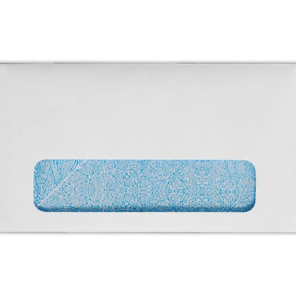 Clearance LUX #6 3/4 Window Envelopes (3 5/8 x 6 1/2) 250/Pack, 24lb. Bright White w/ Sec. Tint (634W-W-250)