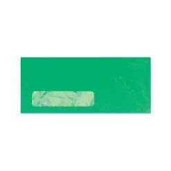 Clearance LUX 4 1/8" x 9 1/2" #10 Window Envelopes, Grocery Bag Brown, 50/Pack