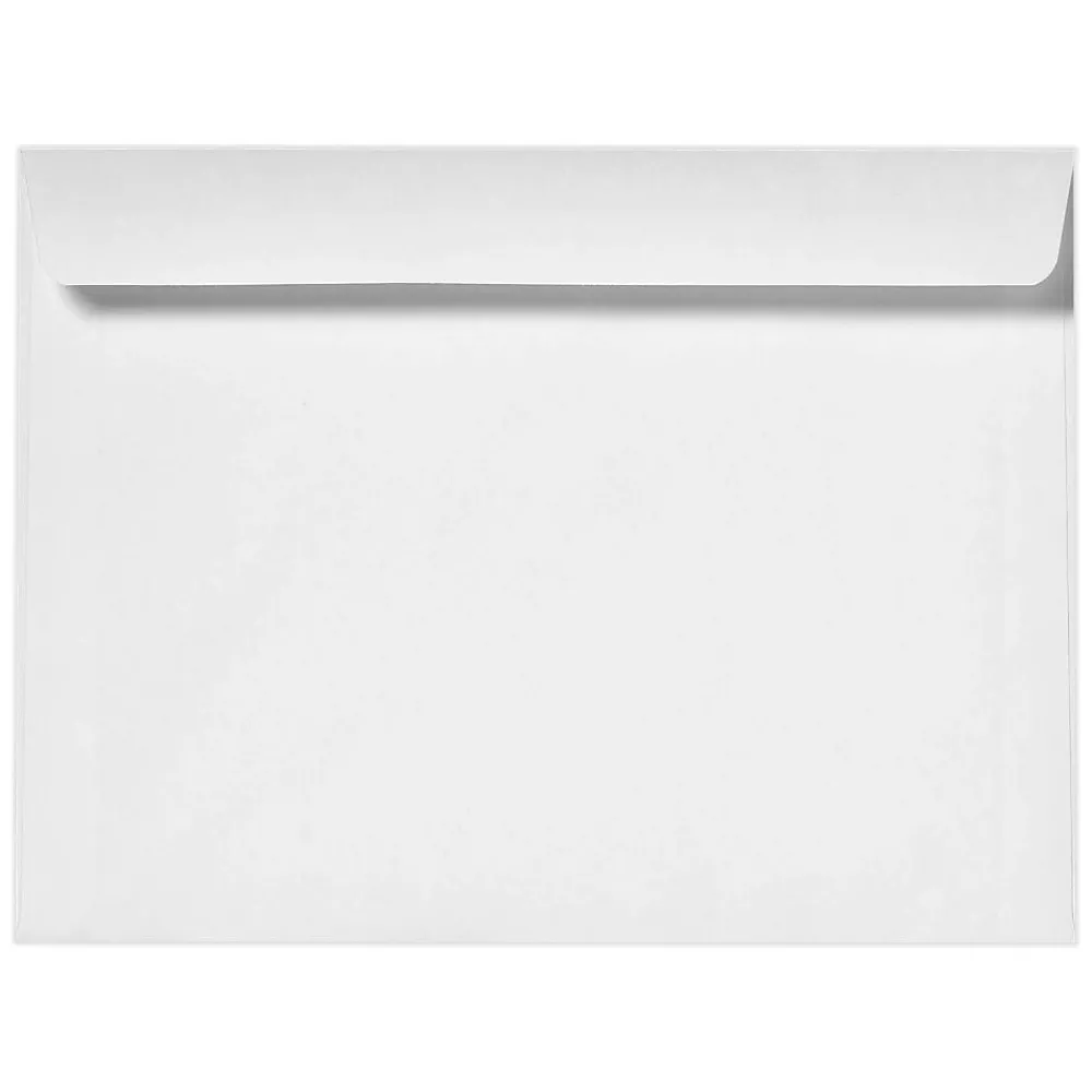 New LUX 7 1/2 x 10 1/2 Booklet Envelopes 50/Pack, 24lb. Bright White (12252-50)