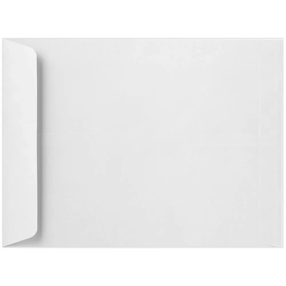 Outlet LUX 11 1/2 x 14 1/2 Open End Envelopes 50/Pack, 28lb. Bright White (4166-50)