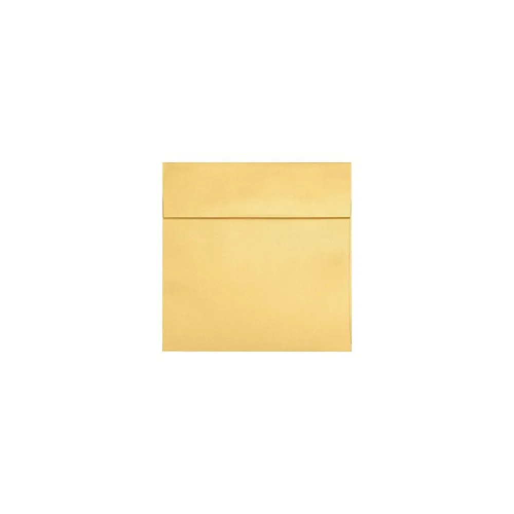 Outlet LUX 8 1/2" x 8 1/2" Square Envelopes, Gold Metallic, 250/PK (8575-07-250)