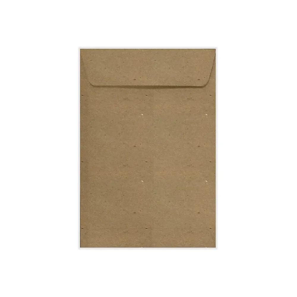 New LUX 6 .5" x 9.5" Open End Envelopes 50/Pack, Grocery Bag Brown,50/Pack(-1645-GB-50)