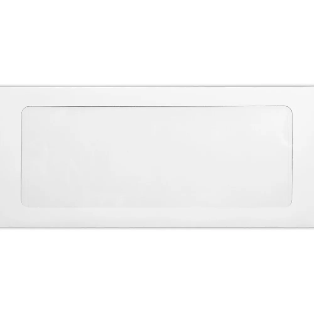 Hot LUX #10 Full Face Window Envelopes (4 1/8 x 9 1/2) 50/Pack, 80lb. White (FFW-10-80W-50)