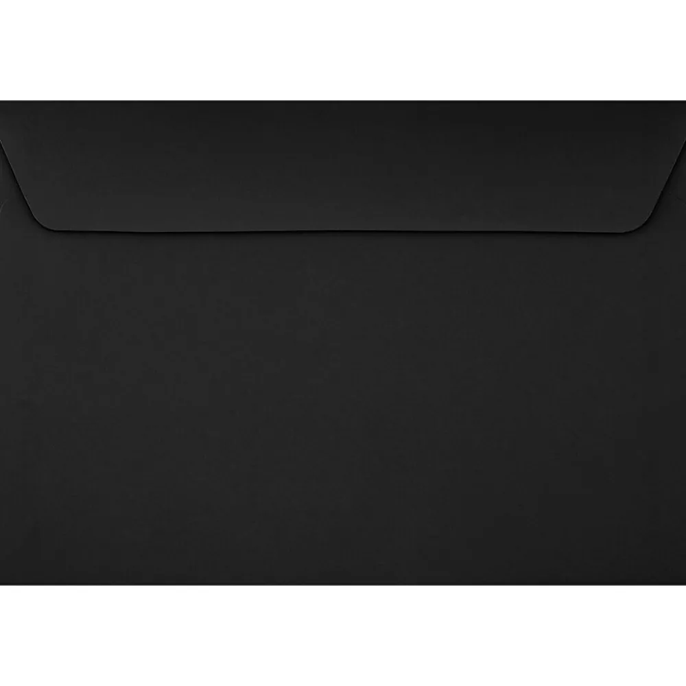 LUX 6 x 9 Booklet Envelopes 50/Pack, Midnight Black (F-4220-B-50)