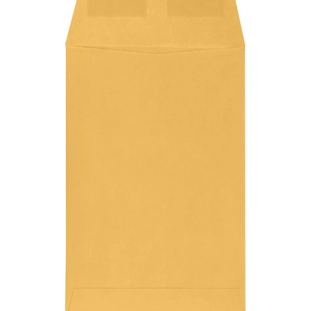 Clearance LUX 5.5" x 8.5" Kraft Open End - 24lb. Brown Kraft 50/Pack, 24lb. Brown Kraft (WS-4584-50)