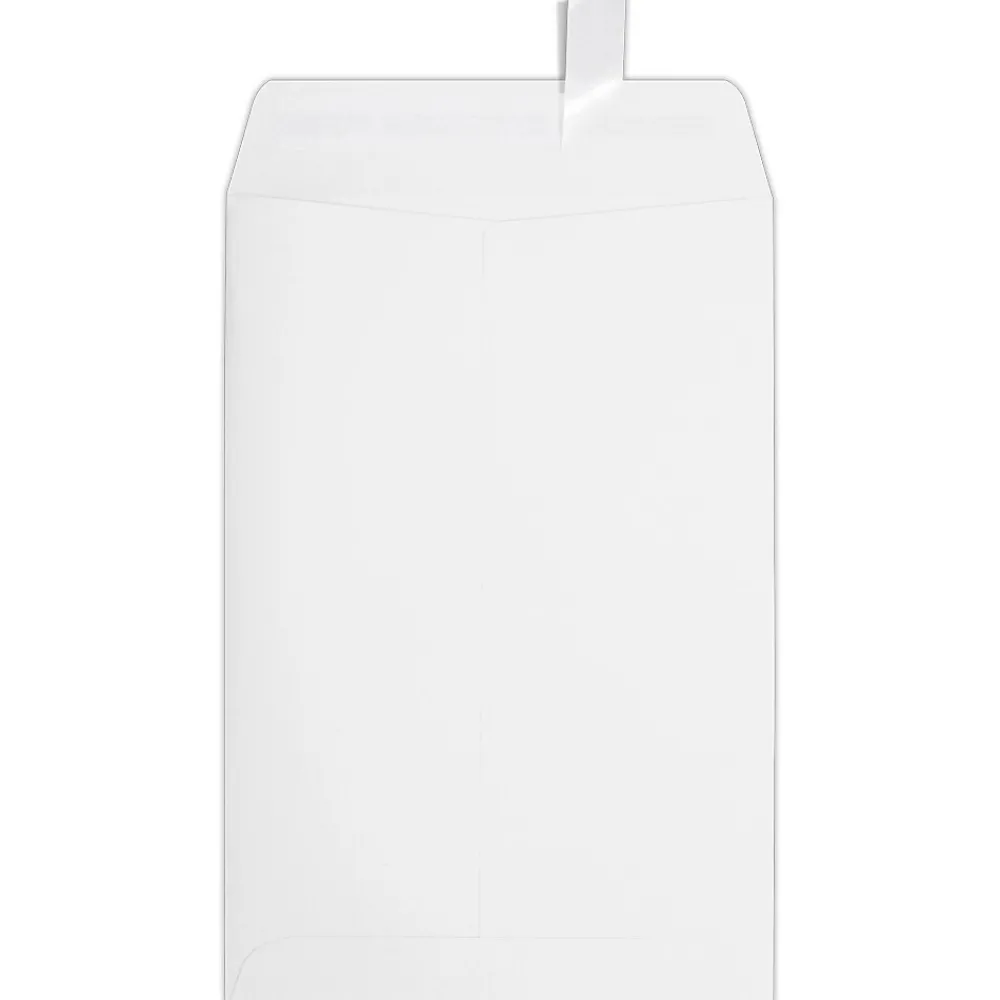 LUX 6" x 9" Kraft Open End Envelopes, 50/Box, 80lb. White (1644-32IJ-50)