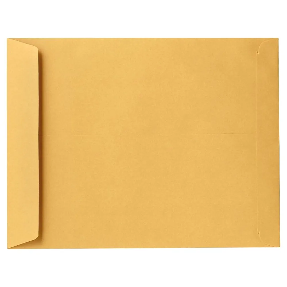 Outlet LUX 9 x 12 Kraft Open End Envelopes 50/Pack, 24lb. Brown Kraft (8383-50)