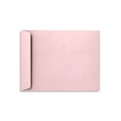 New LUX 10" x 13" 70lbs. Open End Envelopes, Candy Pink, 50/Pack