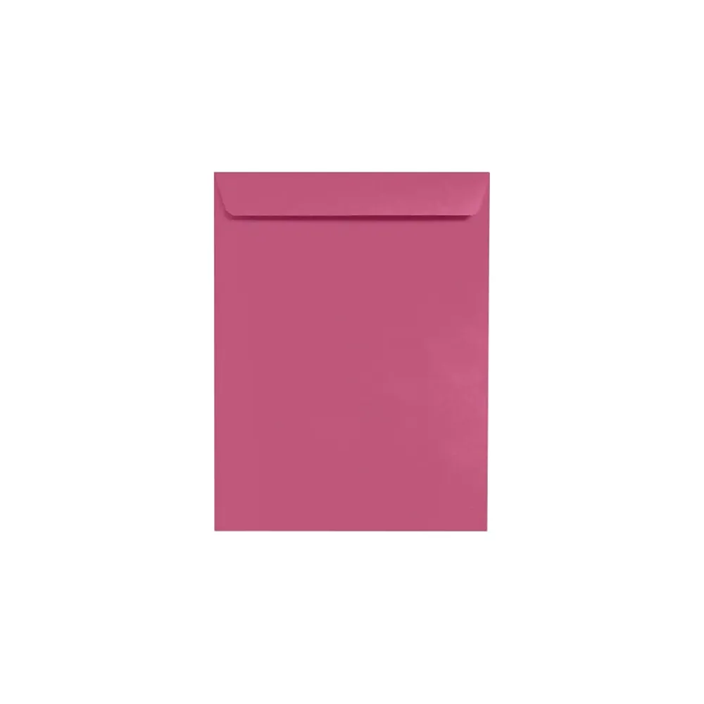 Best LUX 10" x 13" 80lbs. Open End Envelopes, Magenta Pink, 50/Pack (EX4897-10-50)