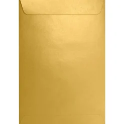 Best LUX 6 x 9 Open End Envelopes, Gold Metallic, 500/Box (1644-07-500)