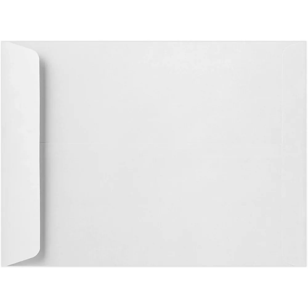New LUX 9 x 12 Open End Envelopes 250/Pack, 28lb. Bright White (8250-250)
