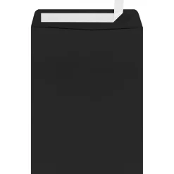 Discount LUX 9" x 12" Open End Window Envelopes, Midnight Black, 250/Box (-1590-B-250)