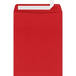Sale LUX 9" x 12" Open End Window Envelopes, Ruby Red (-1590-18-250)