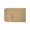 LUX 9" x 12" Open End Window Envelopes, Grocery Bag Brown