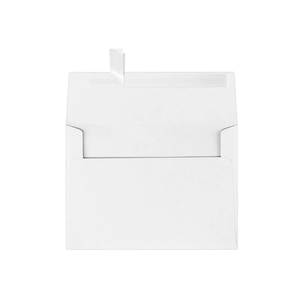 Discount LUX A7 Invitation 100% Recycled Envelopes, 5.25" x 7.25", White, 50/Box (4880-WPC-50)